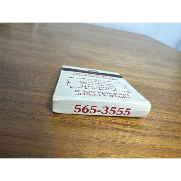 Vintage Fort Lauderdale Florida Shakers Club Matchbook Nightclub Bar FL Ephemera - Picture 3 of 5